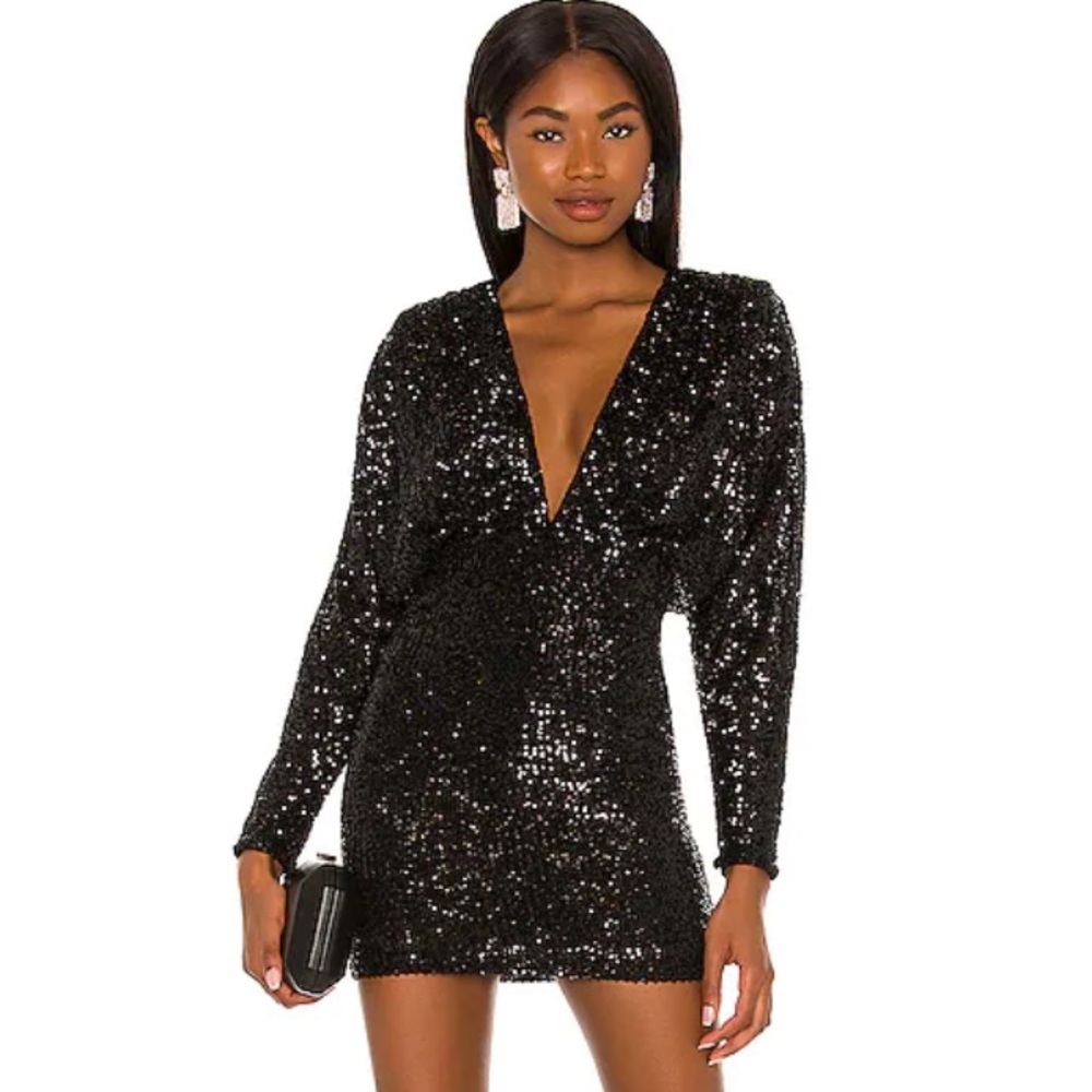 New Nookie Veda Mini Dress in Black M